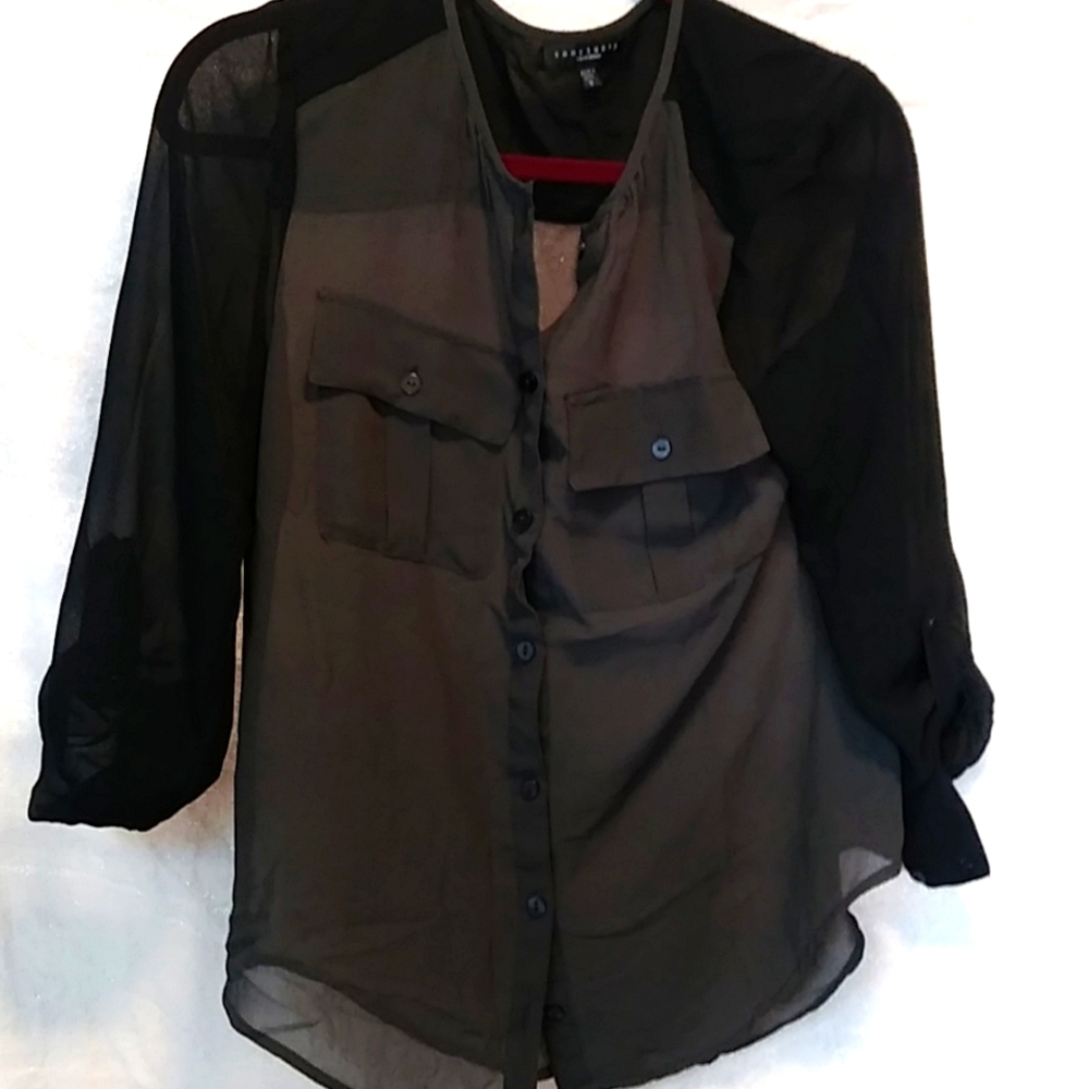 Sanctuary sheer top